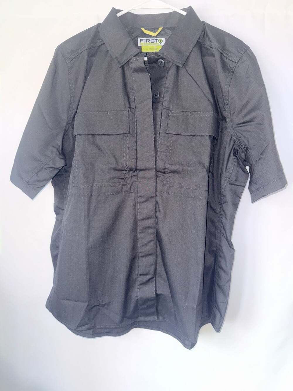 First Tactical Women's S/S BDU Shirt Black XL/REG